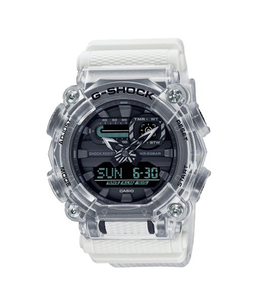 CASIO G-SHOCK นาฬิกาข้อมือ นาฬิกากันน้ำ นาฬิกาของแท้ ประกันศูนย์ CMG 1 ปี รุ่น GA-900SKL-7A นาฬกาสีขาว