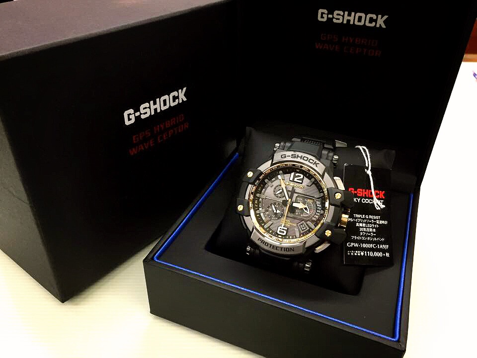 CASIO G-SHOCK นาฬิกาข้อมือ นาฬิกากันน้ำ นาฬิกาของแท้ ประกันศูนย์ CMG 1 ปี รุ่น GPW-1000FC-1A9 นาฬิกาสีดำ