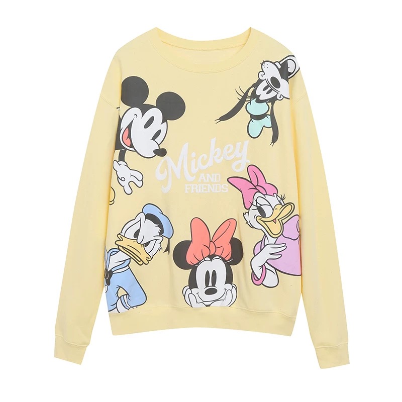 เสื้อฮู้ด วอร์ม สเวตเตอร์ Disney เสื้อมิคกี้ mickey &friends แขนยาว สีดำ ลายการ์ตูนมิคกี้ งาน DISNEYงาน สำเนา ดำ