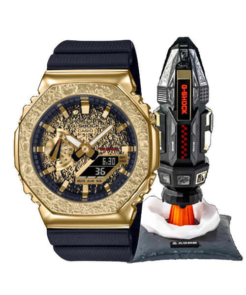 CASIO G-SHOCK นาฬิกาข้อมือ นาฬิกากันน้ำ นาฬิกาของแท้ ประกันศูนย์ CMG 1 ปี รุ่น GM-2100MG-1APFM นาฬิกาสีทอง