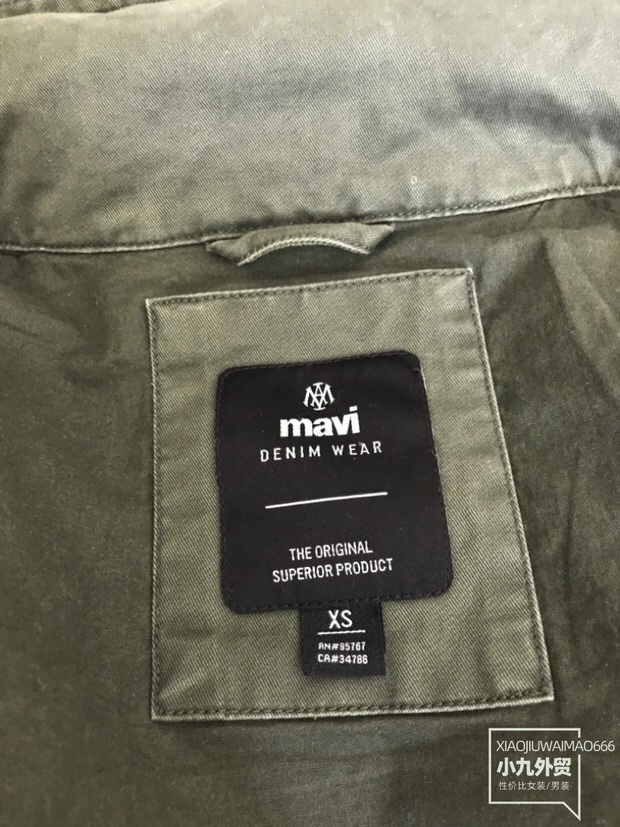 Mavi เสื้อทหาร เสื้อฮู้ด เสื้อนอกแนวทหาร แพทเทินสวย เท่ห์มาก แบรนด์MAVI เขียว
