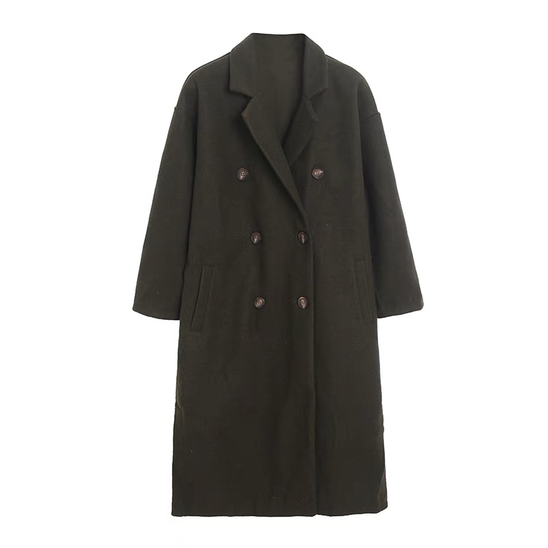 Lutique เสื้อโค้ทวูล Trench coat เสื้อโค้ทเฟอร์ โค้ทสักหลาดสีเบจ แบรนด์ LUTIQUE