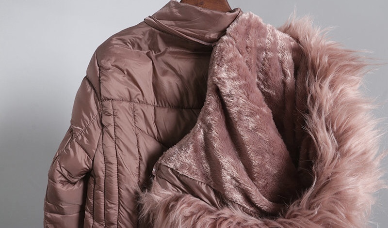 MAREZZI เสื้อกันหนาว เสื้อฮู้ดเฟอร์ บุนวมอุ่น แบรนด์ Marezzi (padded puffer coat) ดำ