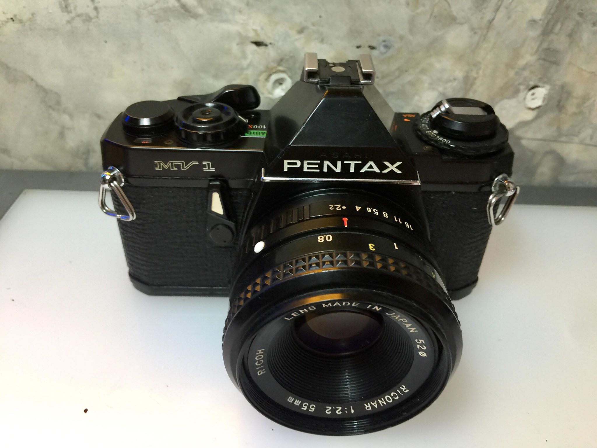 PENTAX MV1 RICONAR 55MM.F2.2