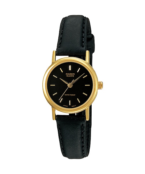 CASIO นาฬิกาคาสิโอ นาฬิกาข้อมือ นาฬิกากันน้ำ นาฬิกาของแท้ ประกันศูนย์ CMG 1 ปี รุ่น MTP-1095Q-1A นาฬิกาสีดำ