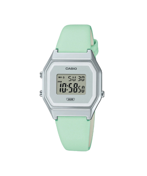 CASIO EDIFICE นาฬิกาข้อมือ นาฬิกากันน้ำ นาฬิกาของแท้ ประกันศูนย์ CMG 1 ปี รุ่น LA680WEL-3 นาฬิกาสีเขียว