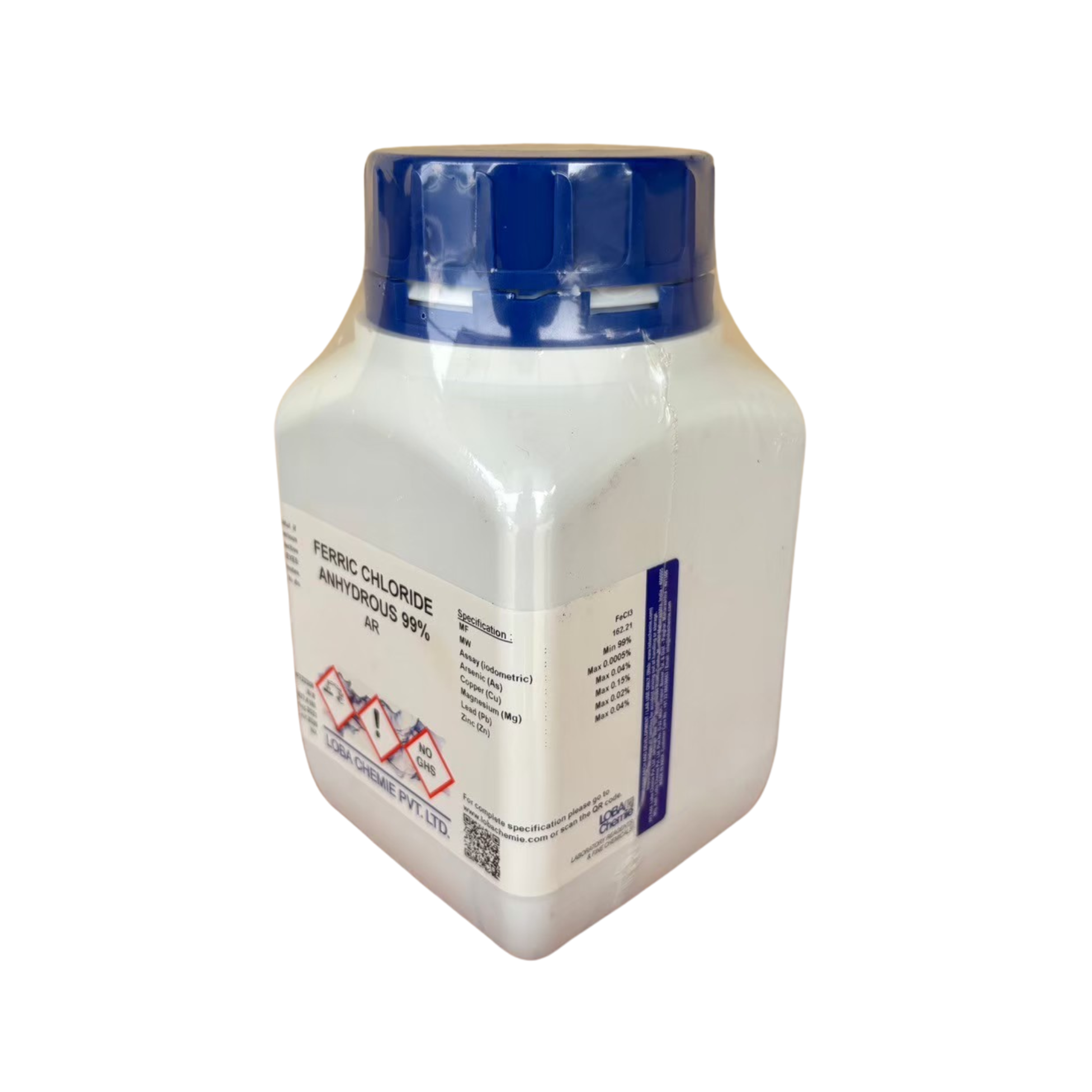 Ferric Chloride Anhydrous 99%, AR 500 g. Loba Chemie™
