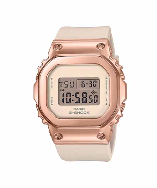 CASIO MID YEAR SALE G-SHOCK พร้อมส่ง นาฬิกาข้อมือ นาฬิกากันน้ำ นาฬิกาของแท้ ประกันศูนย์ CMG 1 ปี รุ่น GM-S5600PG-4 นาฬิกาสีชมพู