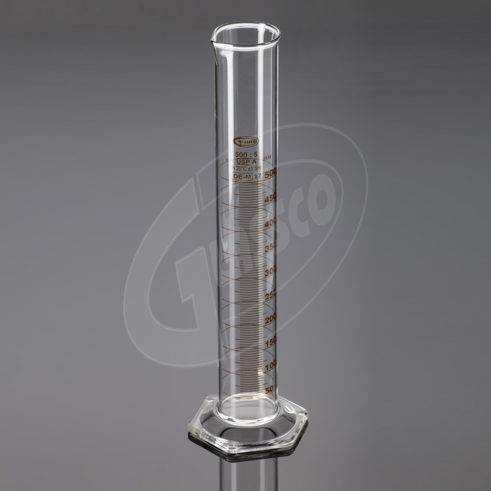 Cylinder Hex Base กระบอกตวงแก้วฐาน 6 เหลี่ยม