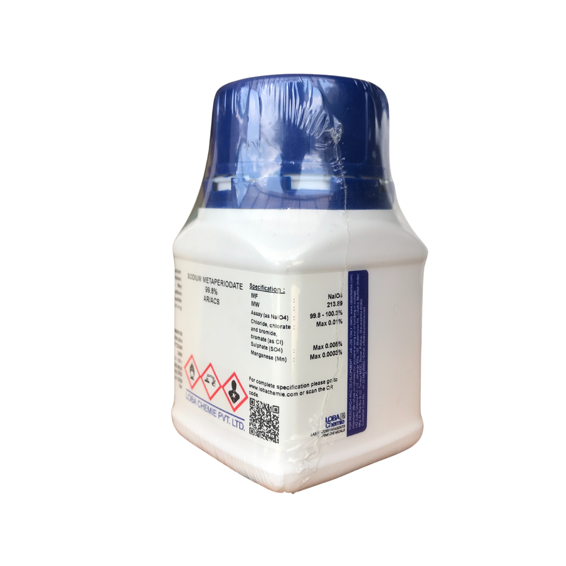 Sodium Metaperiodate 99.8%, AR/ACS 100 g. Loba Chemie™