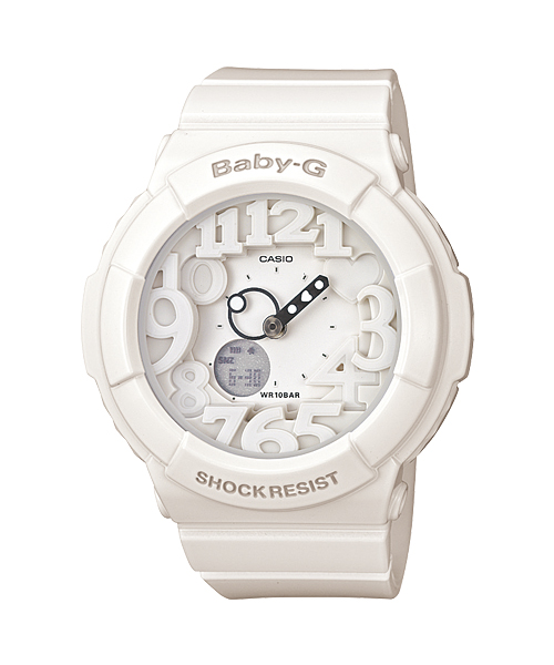 CASIO BABY-G นาฬิกาข้อมือ นาฬิกากันน้ำ นาฬิกาของแท้ ประกันศูนย์ CMG 1 ปี รุ่น BGA-131-7B นาฬิกาสีขาว