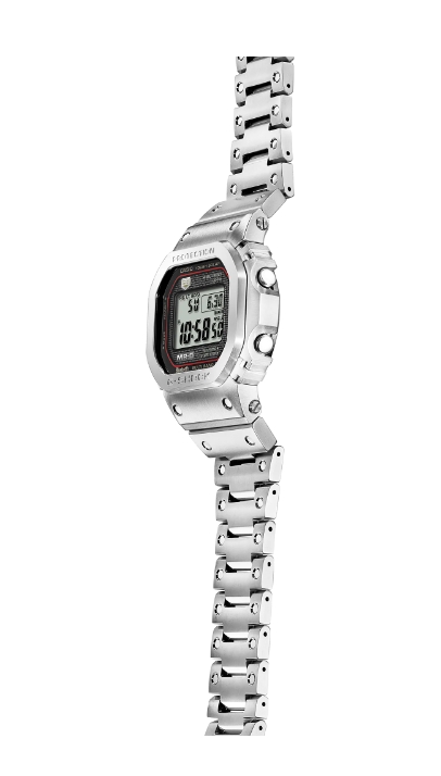 CASIO G-SHOCK นาฬิกาข้อมือ นาฬิกากันน้ำ นาฬิกาของแท้ ประกันศูนย์ CMG 1 ปี รุ่น MRG-B5000D-1 นาฬิกาสีเงิน