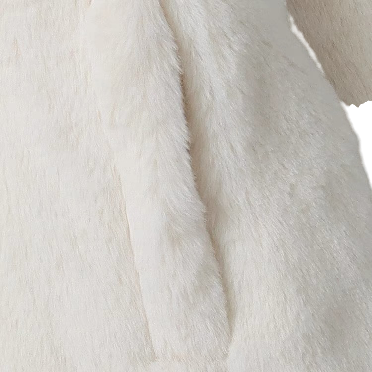 เสื้อเฟอร์กันหนาว หมวกฮู้ด เสื้อขน Fluffy coat แบรนด์ Shein ดำ