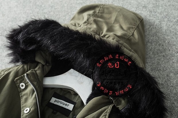Ambiance เสื้อโค้ท ฮูท เสื้อกันหนาวparka สีเขียว แบรนด์ AMBIANCE OUTWEAR แต่งเฟอร์ บุนวมอุ่น งานสวย แนวมากคะ เขียว