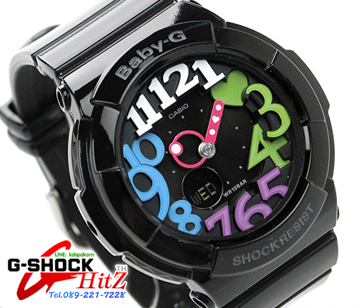 CASIO BABY-G นาฬิกาข้อมือ นาฬิกากันน้ำ นาฬิกาของแท้ ประกันศูนย์ CMG 1 ปี รุ่น BGA-131-1B2 นาฬิกาสีดำ