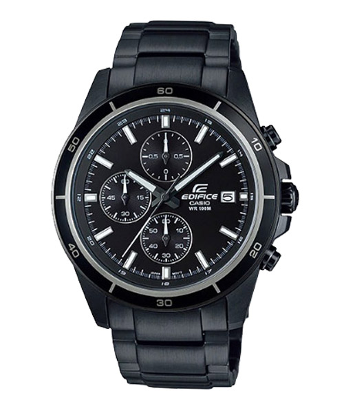 CASIO EDIFICE นาฬิกาข้อมือ นาฬิกากันน้ำ นาฬิกาของแท้ ประกันศูนย์ CMG 1 ปี รุ่น EFR-526BK-1A1 นาฬิกาสีดำ
