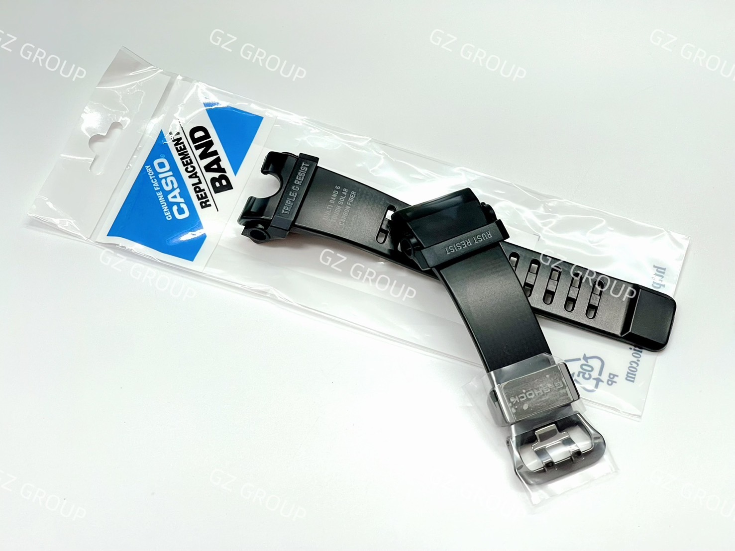 CASIO GENUINE FACTORY CASIO REPLACEMENT อะไหล่นาฬิกา G-SHOCK รุ่น GWR-B1000-1A1 อะไหล่สีดำ