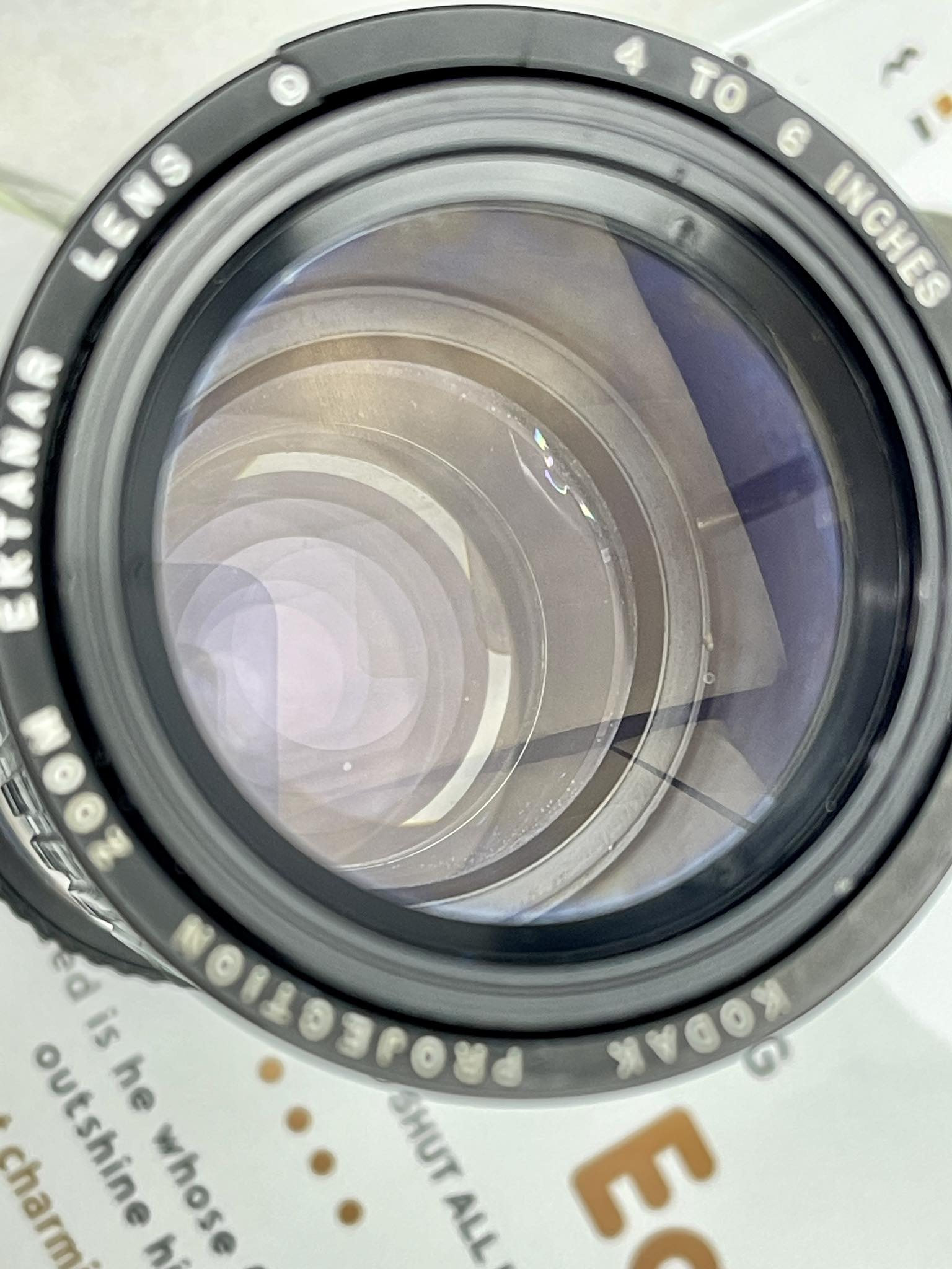 KODAK PROJECTION ZOOM EKTANAR LENS 4 TO 6 INCH(100-150MM)F3.5 MODIFIED M42 MOUNT