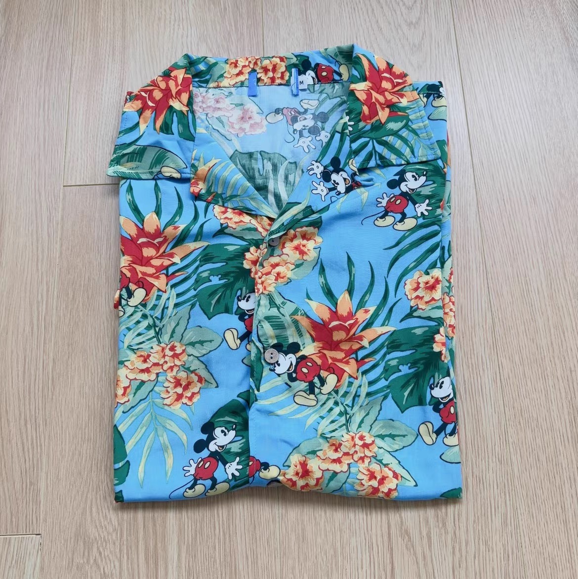 เสื้อเชิ้ต เสื้อฮาวาย HAWAII มิคกี้ Mickey DISNEYLAND WALT DISNEY WORLD งานดิสนีย์แท้ MICKEY Halloween Tie-Dye Shirt ▪️เสื้อเชิ๊ต เสื้อฮาวาย มิคกี้ ฮัลโลวีน Mickey (TS404) สำเนา สำเนา