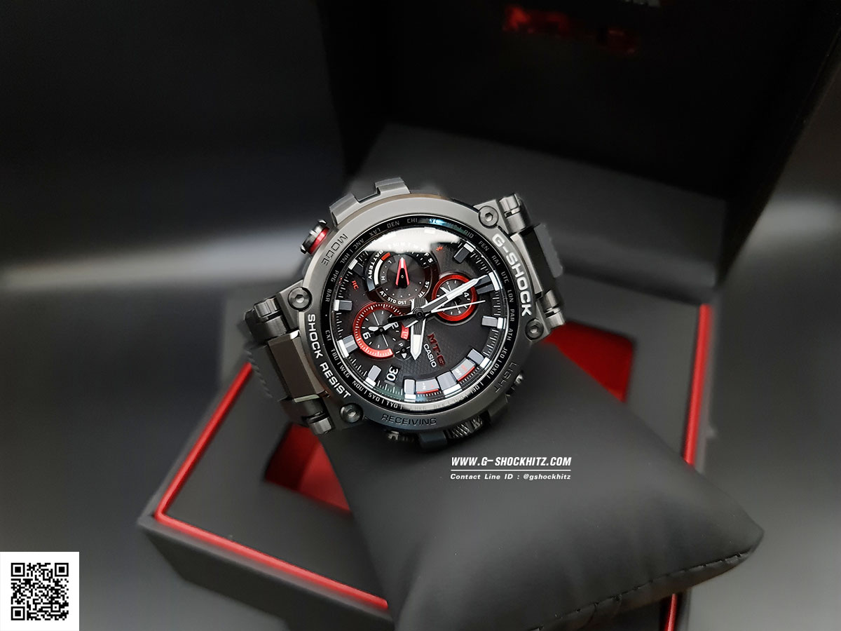 CASIO G-SHOCK นาฬิกาข้อมือ นาฬิกากันน้ำ นาฬิกาของแท้ ประกันศูนย์ CMG 1 ปี รุ่น MTG-B1000B-1A นาฬิกาสีดำ