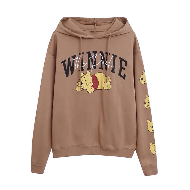 เสื้อฮู้ด วอร์ม สเวตเตอร์ Disney เสื้อหมีพูห์ Winnie the pooh Vintage แขนยาว สีดำ ลายการ์ตูนมิคกี้ งาน DISNEYงานสวย มาก สำเนา สำเนา สำเนา สำเนา ดำ