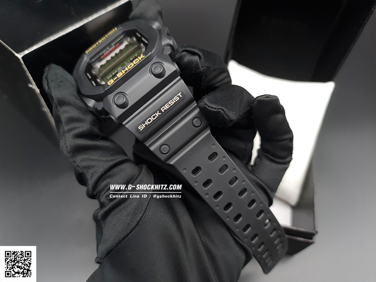 CASIO G-SHOCK นาฬิกาข้อมือ นาฬิกากันน้ำ นาฬิกาของแท้ ประกันศูนย์ CMG 1 ปี รุ่น GXW-56-1BJ นาฬิกาสีดำ