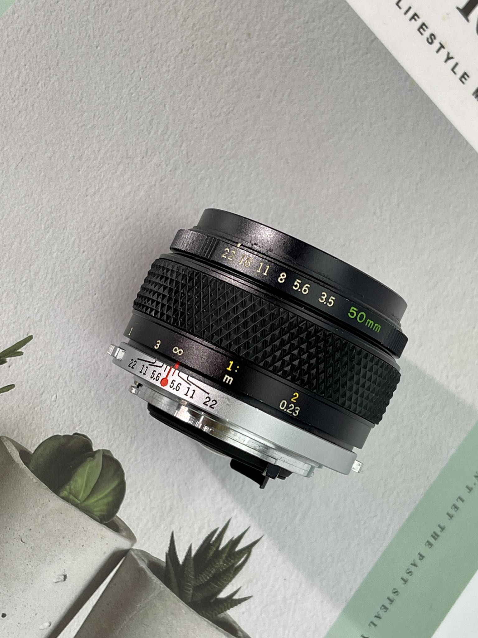 OLYMPUS OM-SYSTEM ZUIKO MC AUTO-MACRO 50MM.F3.5