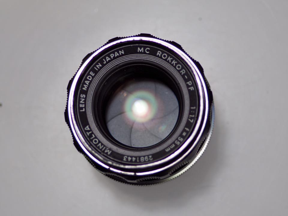 MINOLTA MC ROKKOR-PF 55MM F1.7 MD MOUNT
