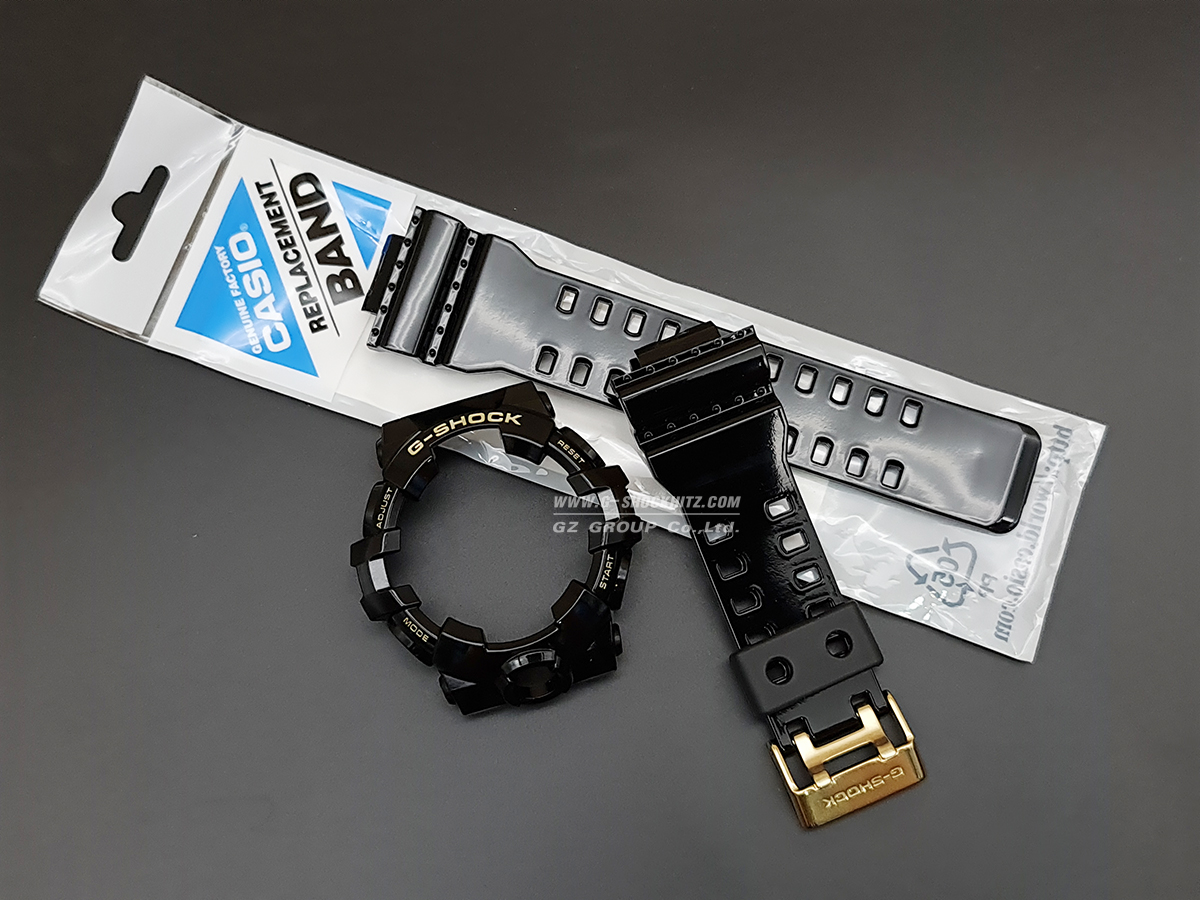 CASIO GENUINE FACTORY CASIO REPLACEMENT อะไหล่นาฬิกา G-SHOCK พร้อมส่ง รุ่น GA-710GB-1A กรอบสายสีดำ