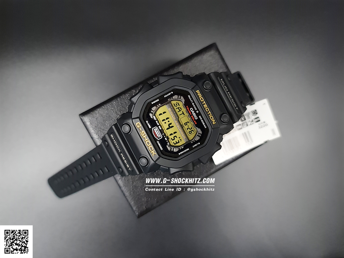CASIO G-SHOCK นาฬิกาข้อมือ นาฬิกากันน้ำ นาฬิกาของแท้ ประกันศูนย์ CMG 1 ปี รุ่น GXW-56-1BJ นาฬิกาสีดำ