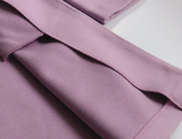 เสื้อโค้ท เสื้อโค้ทกันหนาว โค้ทวูล tailored knot coat สีเบจ แบรนด์ STRADIVARIUS สำเนา