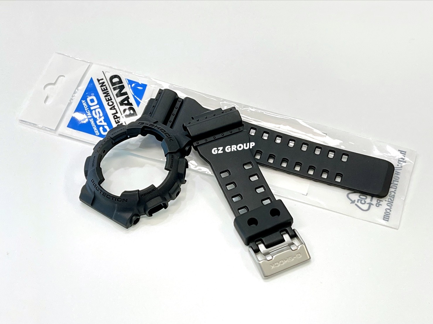 CASIO GENUINE FACTORY CASIO REPLACEMENT อะไหล่นาฬิกา G-SHOCK พร้อมส่ง รุ่น GA-100-1A1 กรอบสายสีดำ