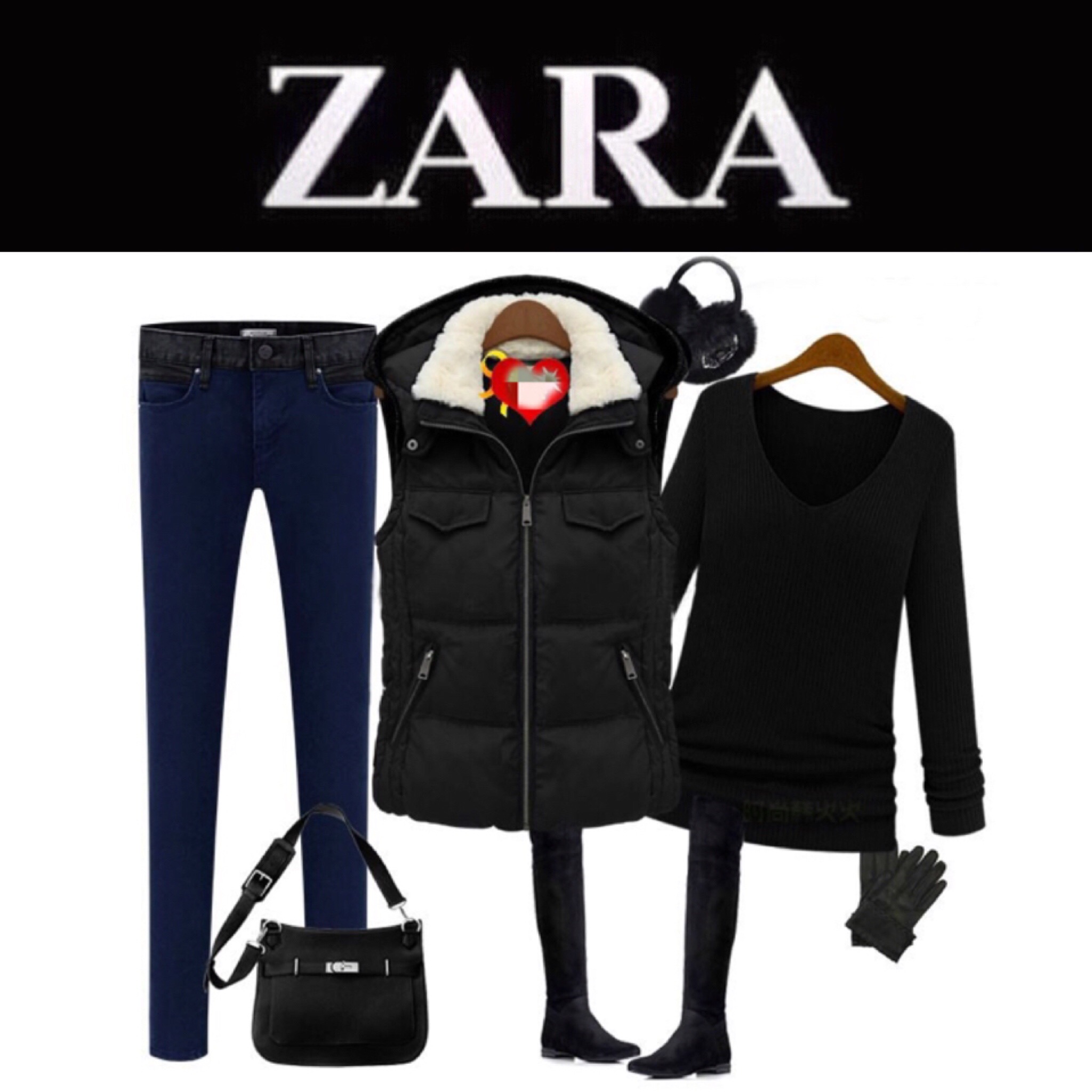 Zara เสื้อกั๊กกันหนาว กั๊กZARA สีน้ำเงินกรม แต่งหมวกฮูท (ฮูทถอดได้คะ) แต่งขนอุ่น คอปกด้านใน แบบสวย น่ารักมากคะ 👍🏻หมวกฮูทถอดได้คะ น้ำเงินกรม