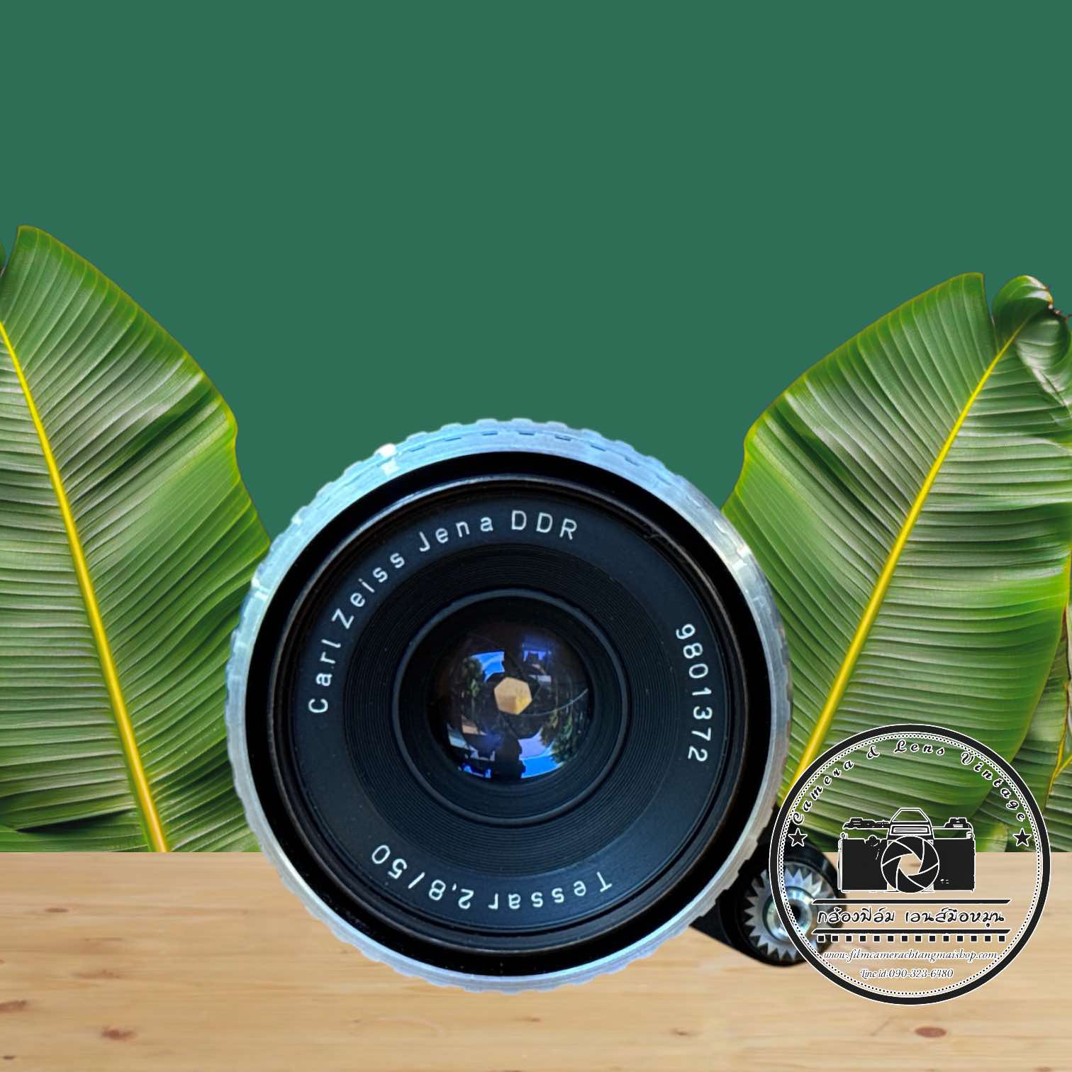 CARL ZEISS JENA DDR TESSAR 50MM.F2.8(ZEBRA) EXAKTA MOUNT