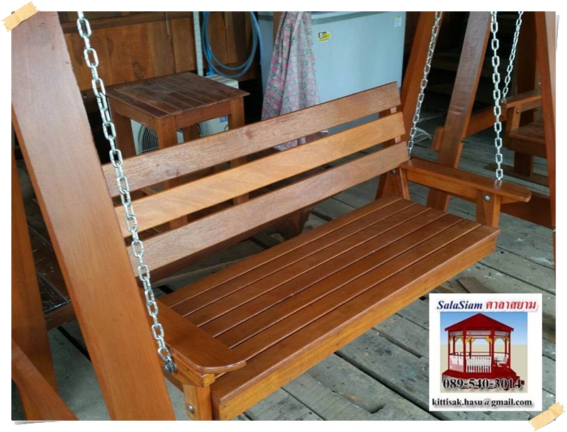 รหัสสินค้า CH-001 : ชิงช้าไม้ระแนง