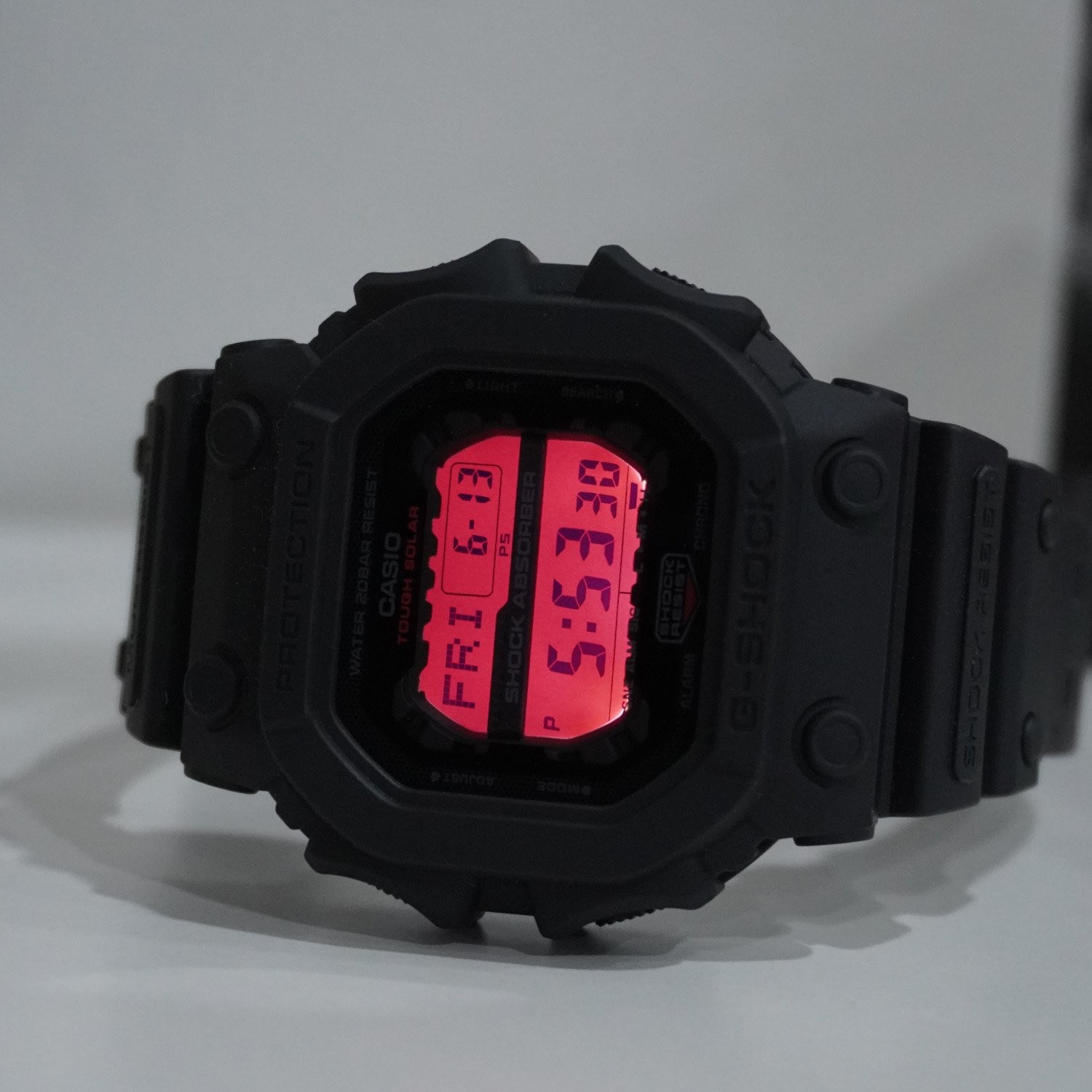 CASIO MID YEAR SALE G-SHOCK นาฬิกาข้อมือ นาฬิกากันน้ำ นาฬิกาของแท้ ประกันศูนย์ CMG 1 ปี รุ่น GX-56BBR-1 นาฬิกาสีดำ