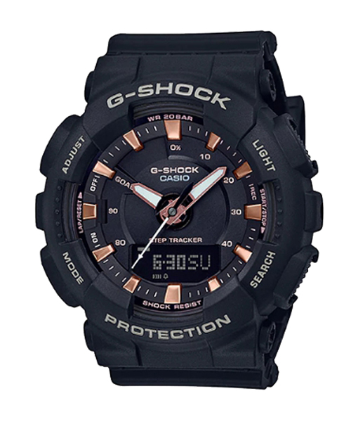 CASIO G-SHOCK นาฬิกาข้อมือ นาฬิกากันน้ำ นาฬิกาของแท้ ประกันศูนย์ CMG 1 ปี รุ่น GMA-S130PA-1A นาฬิกาสีดำ