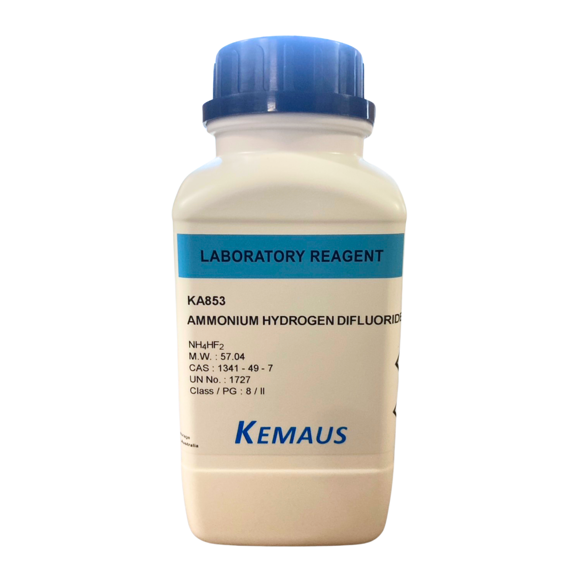 Ammonium Hydrogen Difluoride, Lab 500 g. KemAus™