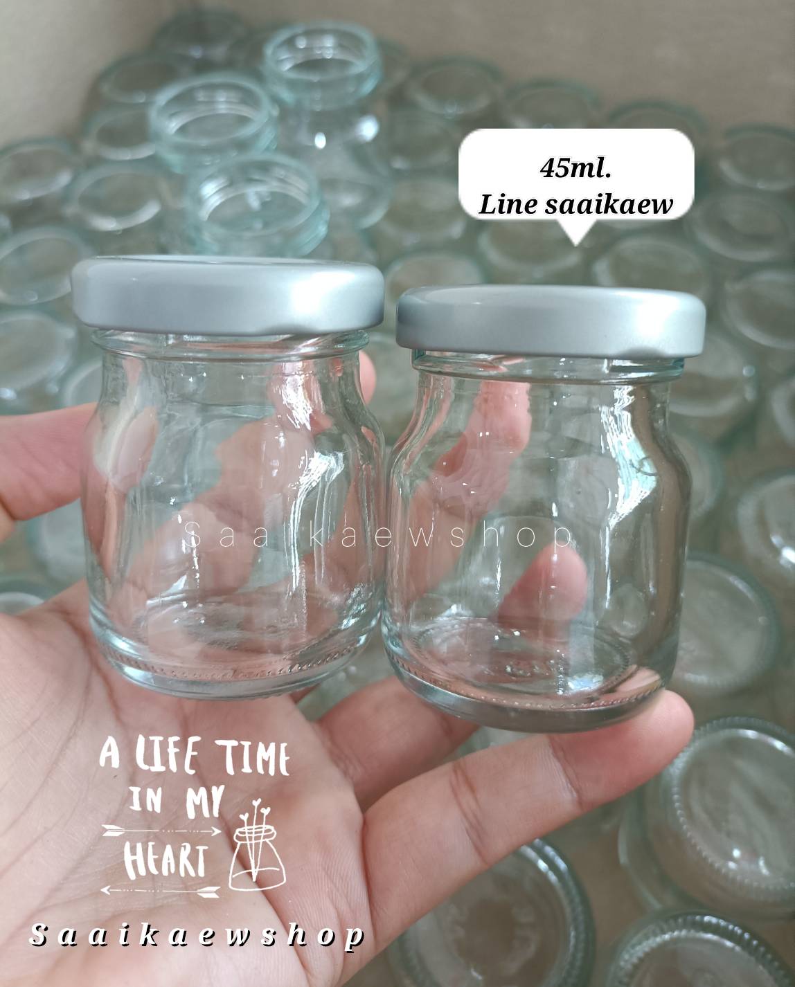 ขวดแก้ว 45 cc.