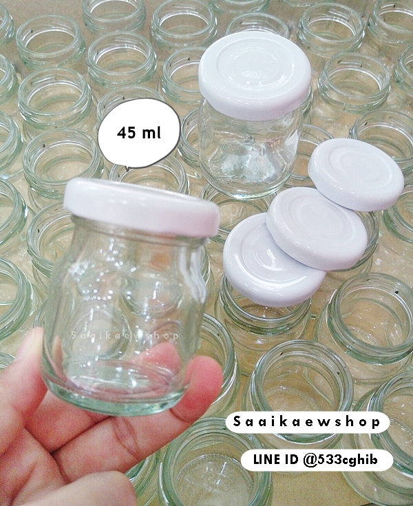 ขวดแก้ว 45 cc.