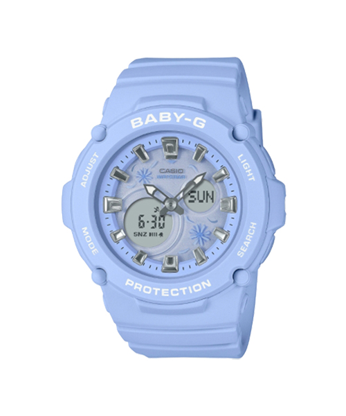 CASIO BABY-G นาฬิกาข้อมือ นาฬิกากันน้ำ นาฬิกาของแท้ ประกันศูนย์ CMG 1 ปี รุ่น BGA-270FL-2A นาฬิกาสีฟ้า