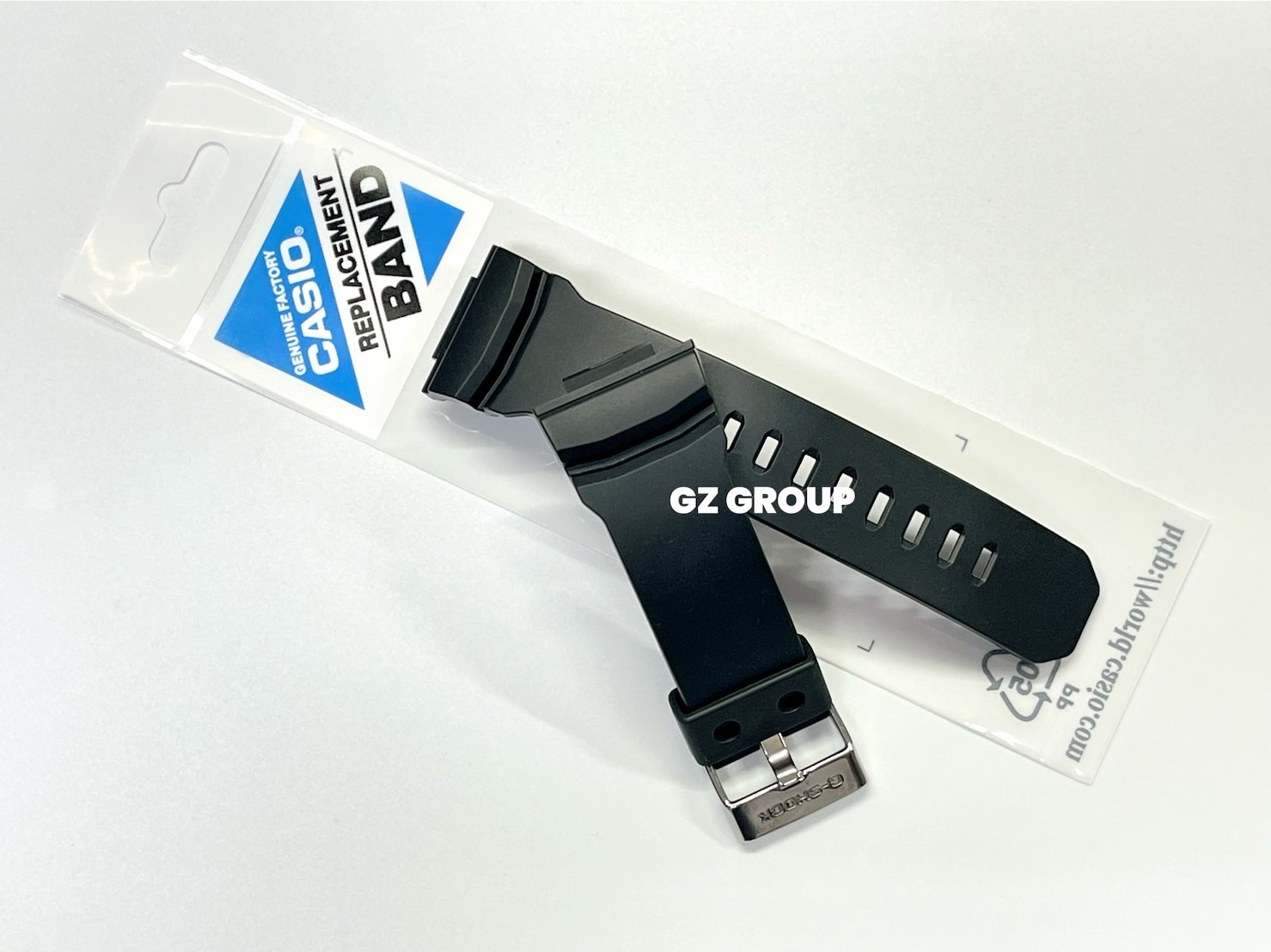 CASIO GENUINE FACTORY CASIO REPLACEMENT อะไหล่นาฬิกา G-SHOCK รุ่น GAS-100G-1 กรอบสายสีดำ