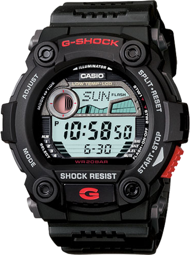 CASIO G-SHOCK นาฬิกาข้อมือ นาฬิกากันน้ำ นาฬิกาของแท้ ประกันศูนย์ CMG 1 ปี รุ่น G-7900-1D นาฬิกาสีดำ