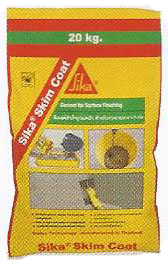 Sika® Skim Coat (ซิก้า สคีม โค๊ท) ซีเมนต์สำหรับแต่งผิวคอนกรีต สำหรับงานฉาบบาง (1-3 มม.)