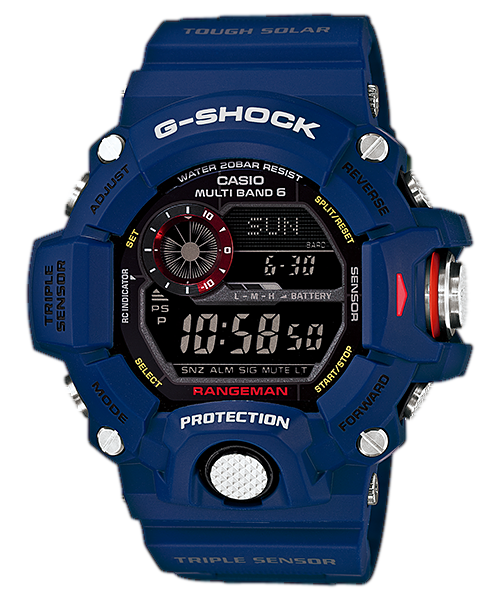 CASIO G-SHOCK นาฬิกาข้อมือ นาฬิกากันน้ำ นาฬิกาของแท้ ประกันศูนย์ CMG 1 ปี รุ่น GW-9400NV-2 นาฬิกาสีน้ำเงิน