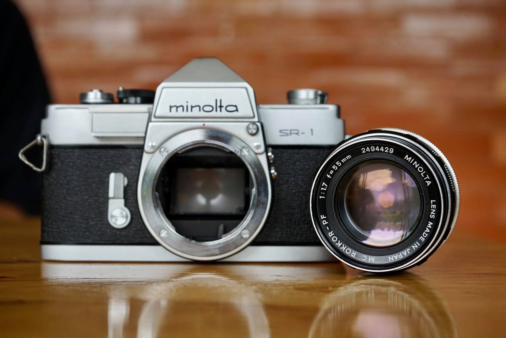 MINOLTA SR-1 MINOLTA MC ROKKOR-PF 55MM.F1.7
