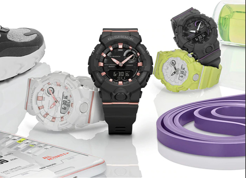 CASIO G-SHOCK นาฬิกาข้อมือ นาฬิกากันน้ำ นาฬิกาของแท้ ประกันศูนย์ CMG 1 ปี รุ่น GMA-B800-9A นาฬิกาสีเหลือง