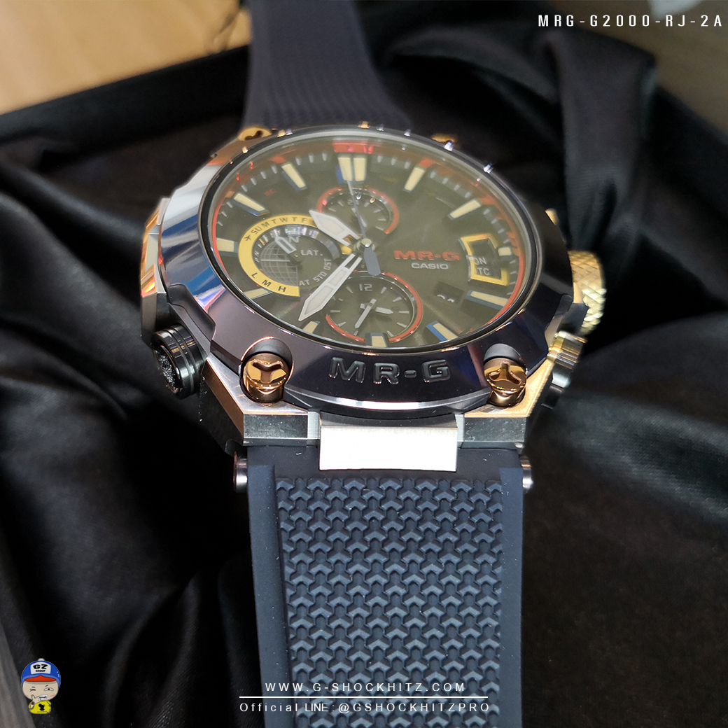 CASIO G-SHOCK นาฬิกาข้อมือ นาฬิกากันน้ำ นาฬิกาของแท้ ประกันศูนย์ CMG 1 ปี รุ่น MRG-G2000RJ-2A นาฬิกาสีดำ