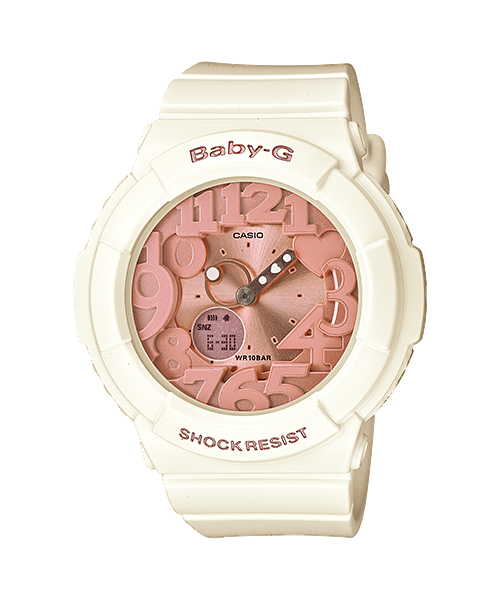 CASIO BABY-G นาฬิกาข้อมือ นาฬิกากันน้ำ นาฬิกาของแท้ ประกันศูนย์ CMG 1 ปี รุ่น BGA-131-7B2 นาฬิกาสีขาว