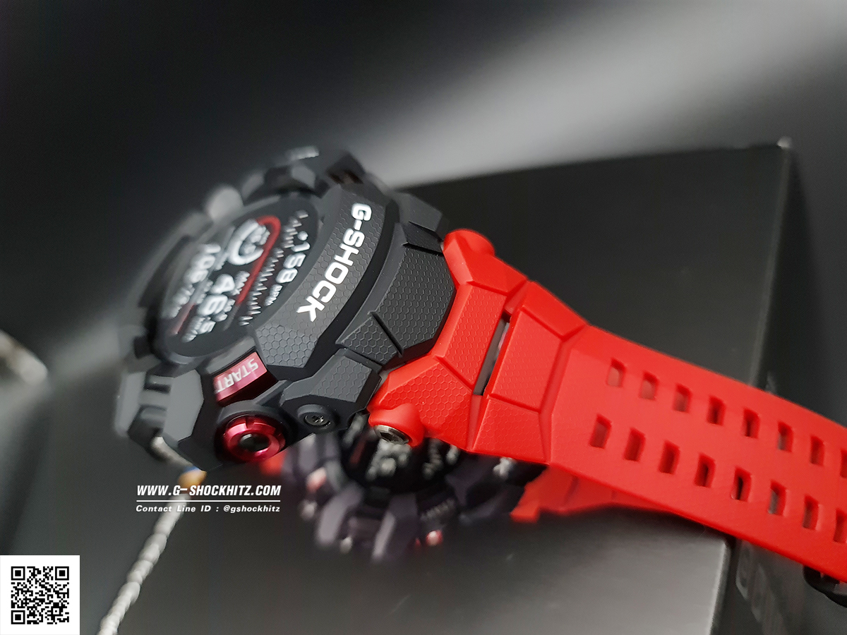CASIO G-SHOCK นาฬิกาข้อมือ นาฬิกากันน้ำ นาฬิกาของแท้ ประกันศูนย์ CMG 1 ปี รุ่น GSW-H1000-1A4 นาฬิกาสีแดง